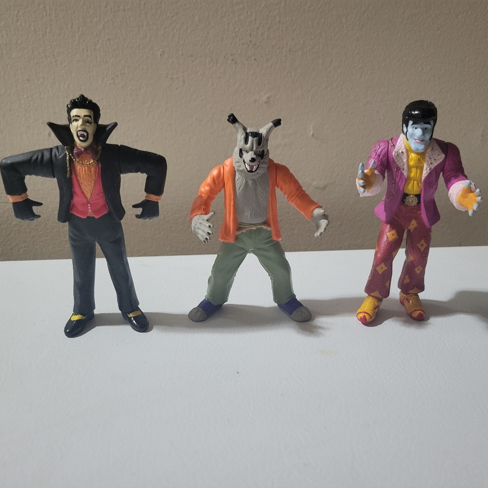 Vintage Bandai 1997 Beetleborgs Action Figures Set of 3